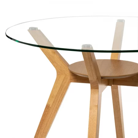 Mesa SABRINE 100 red cristal roble-3