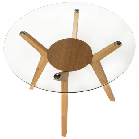 Mesa SABRINE 100 red cristal roble-4