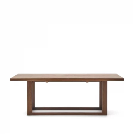 Mesa Sashi de madera maciza de teca 220 x 100 cm-1