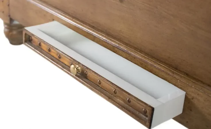 Mesa de Centro Baúl de Madera Maciza de Mango con Almacenamiento–105x70x40cm-MOVIL (7)