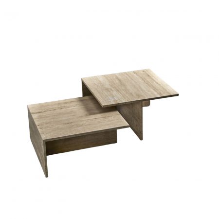 Mesa de Centro Bes Mármol Travertino - Imori