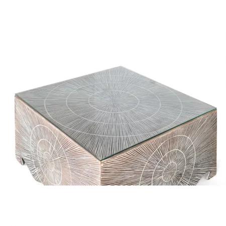 Mesa de Centro Cuadrada Fabricada en MDF 80x80x47 Cm - Giner y Colomer (3)