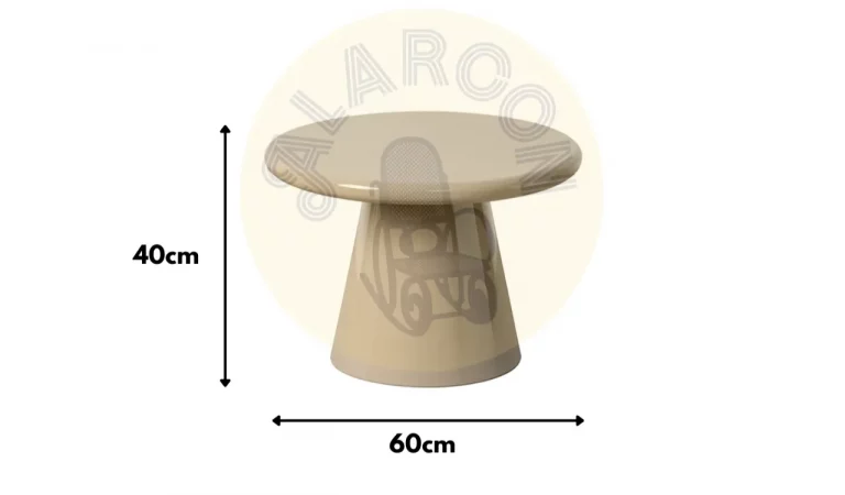 Mesa de Centro MDF 60x60x40 Cm - IXIA (2)