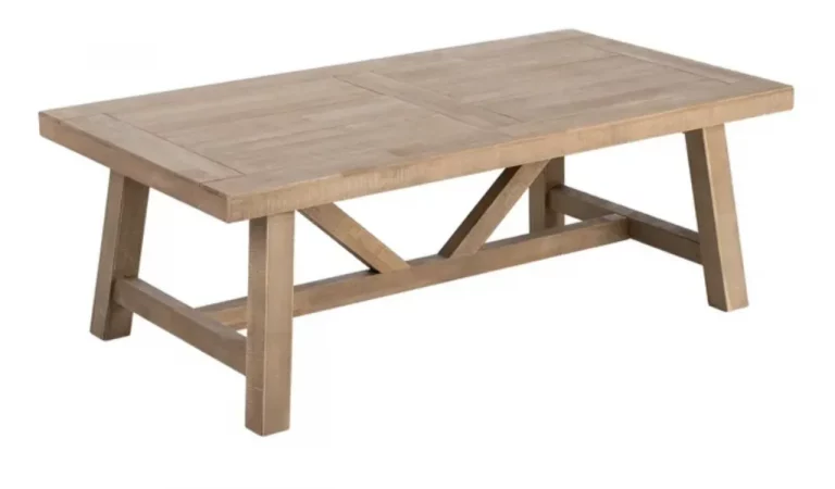 Mesa de Centro Mader de Caucho 130x70x46 Cm - IXIA (2)