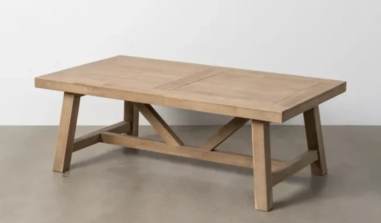 Mesa de Centro Mader de Caucho 130x70x46 Cm - IXIA (3)