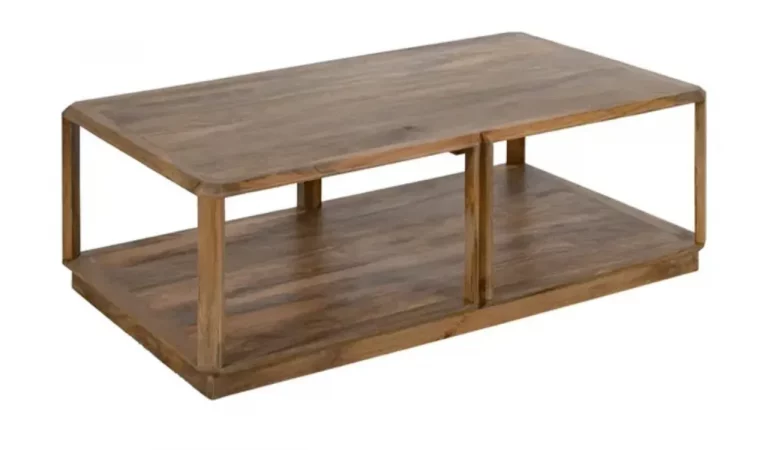 Mesa de Centro Mader de Mango 130x80x45 Cm - IXIA (5)