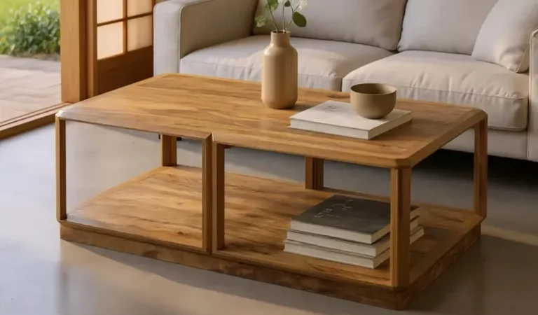 Mesa de Centro Mader de Mango 130x80x45 Cm - IXIA (6)