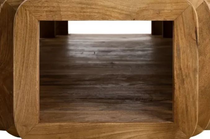 Mesa de Centro Mader de Mango 84x85x32 Cm - IXIA (2)