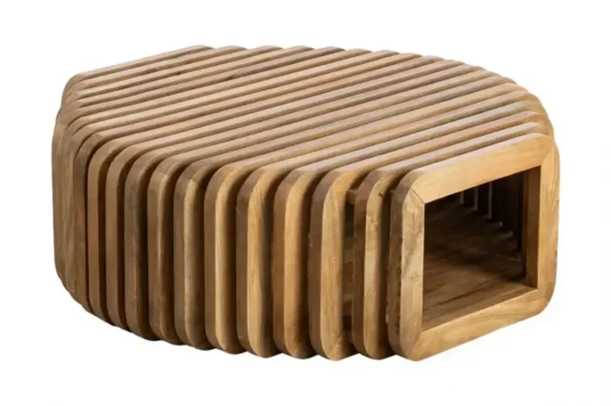 Mesa de Centro Mader de Mango 84x85x32 Cm - IXIA (5)