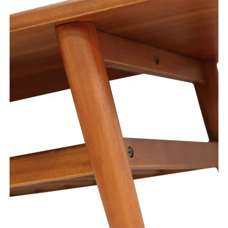 Mesa de Centro Madera de Caoba 1 Estante Coleccion Oporto 150x42x53 Cm - Moycor (1)