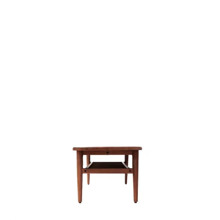 Mesa de Centro Madera de Caoba 1 Estante Coleccion Oporto 150x42x53 Cm - Moycor (2)