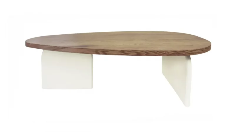Mesa de Centro Makalani DM Lacado Blanco 100x60x35 Cm - Imori (1)