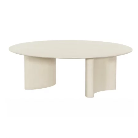 Mesa de Centro Mod. Tellus Mango Beige 80x35 Cm - Imori (1)