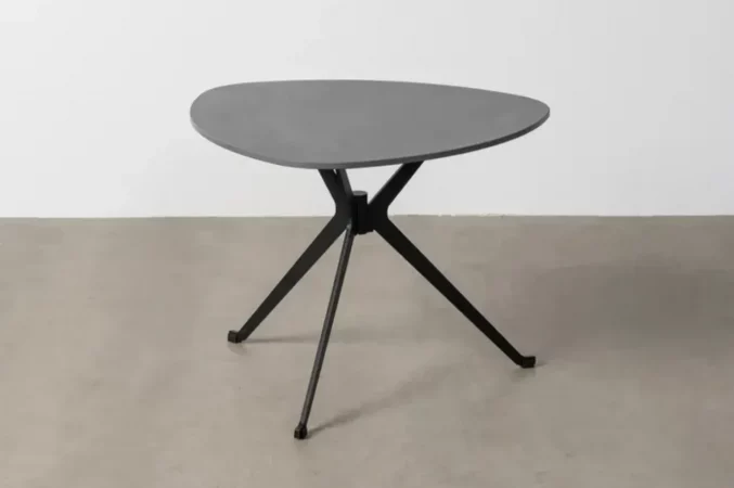 Mesa de Centro Piedra y Hierro 60x60x45 Cm - IXIA (1)