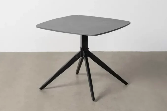 Mesa de Centro Piedra y Hierro 60x60x50 Cm - IXIA (3)