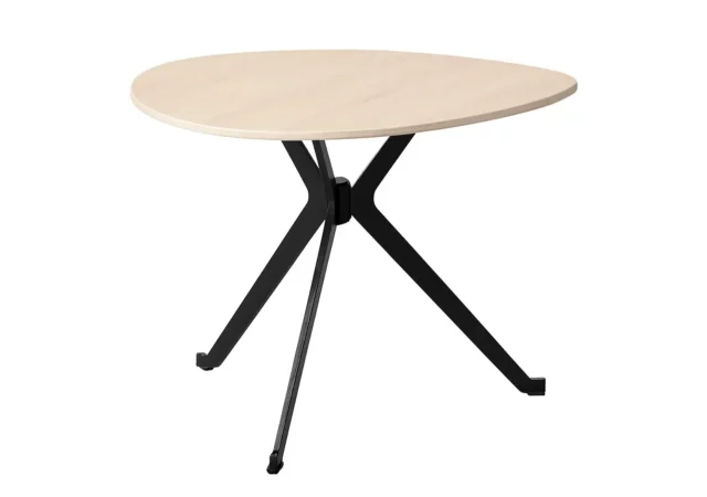 Mesa de Centro Piedra y Hierro Travertino 60x60x45 Cm - IXIA (4)