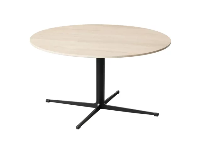 Mesa de Centro Piedra y Hierro Travertino 80x80x42 Cm - IXIA (2)