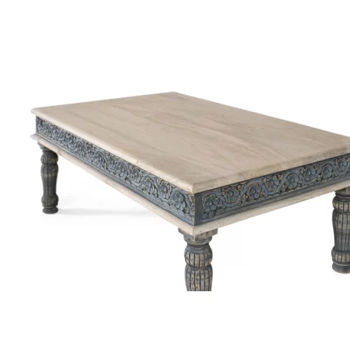 Mesa de Centro Rectangular Madera Mango 120x75x48 Cm - Giner y Colomer (4)