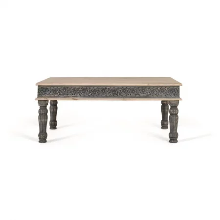 Mesa de Centro Rectangular Madera Mango 120x75x48 Cm - Giner y Colomer (5)