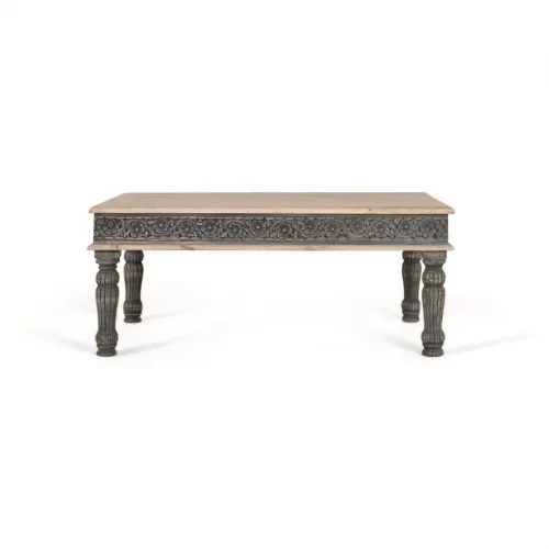 Mesa de Centro Rectangular Madera Mango 120x75x48 Cm - Giner y Colomer (5)