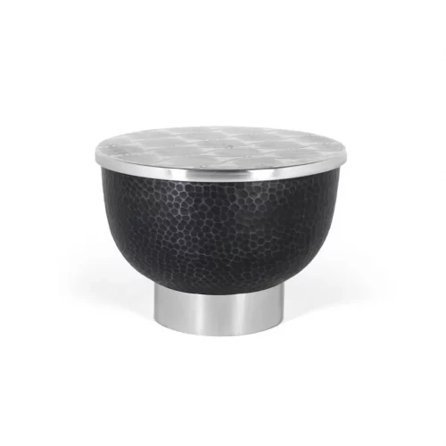 Mesa de Centro Redonda con Diseño de Modernidad y Artesanía 62x62x43 Cm - Giner y Colomer (1)
