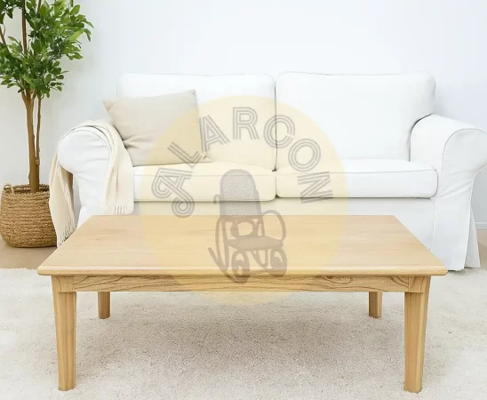 Mesa de Centro Scandi de Madera de Mindi - 115x60x40 cm-MOVIL (1)