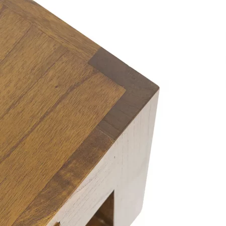 Mesa de Centro Star de Madera de Mindi con 1 Cajón 1 Estante - Moycor (4)