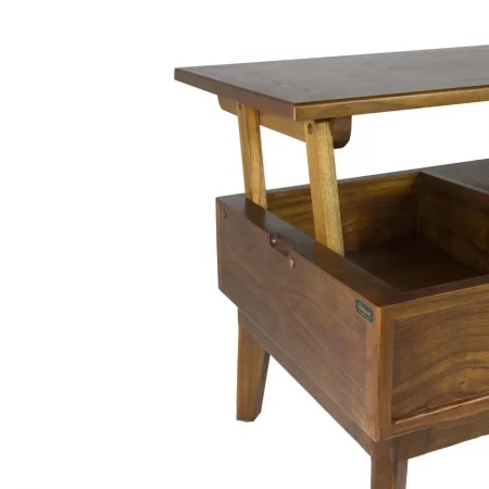 Mesa de Centro con 2 Cajones Elevable Colección Artic 115x60x4565 Cm - Moycor (3)