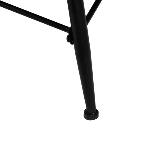 Mesa de Centro de Madera y Metal de Caucho Marrón y Negro 2 Cajones - Ixia (10)