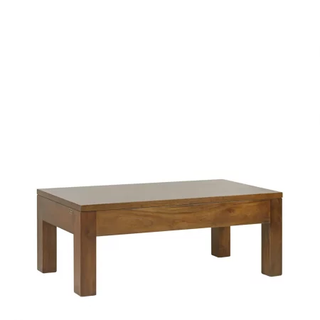 Mesa de Centro en Madera de Caoba con 2 Cajones Modelo Flamingo - Moycor (2)