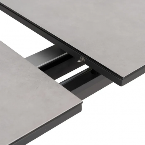 Mesa de Comedor Extensible Blanco de Ceramica y Cristal - IXIA (6)