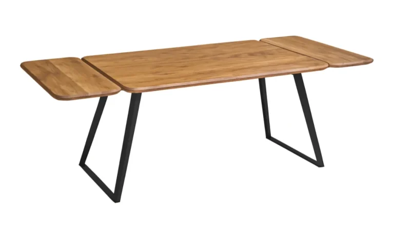 Mesa de Comedor Extensible Kamuzu Rectangular Madera Acacia 140-220x90x77 Cm - Imori (2)
