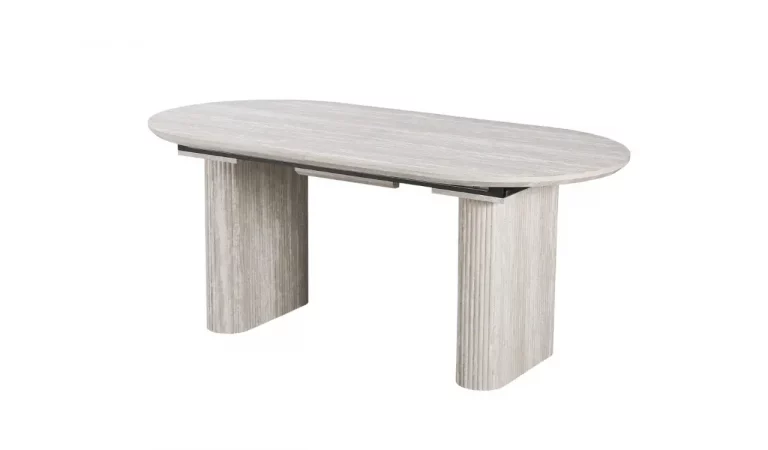 Mesa de Comedor Extensible MDF y Papel 180-220x90x76 Cm - Imori (6)