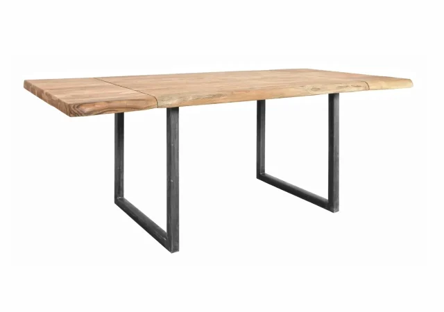 Mesa de Comedor Extensible Rectangular Madera Acacia 140-220x90x77 Cm - Imori (3)