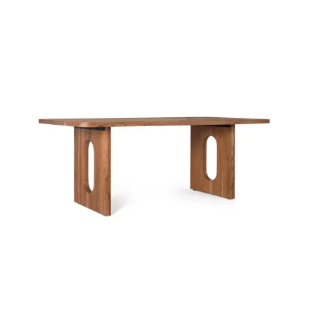Mesa de Comedor Madera de Acacia Maciza Colección Contemporary 200x100x76 Cm - Giner y Colomer (2)