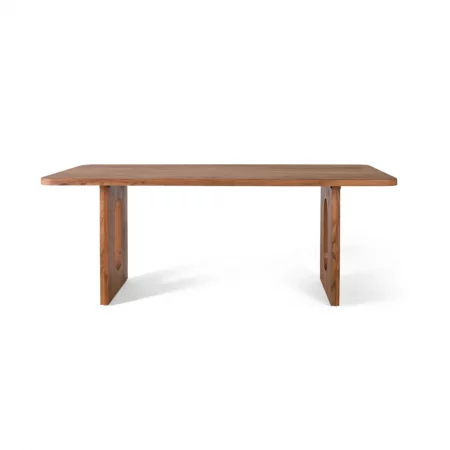 Mesa de Comedor Madera de Acacia Maciza Colección Contemporary 200x100x76 Cm - Giner y Colomer (3)