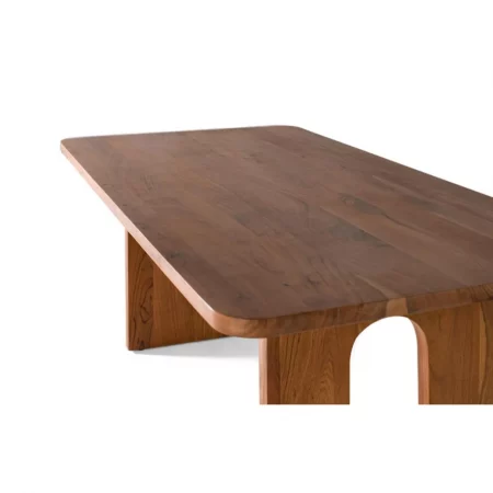 Mesa de Comedor Madera de Acacia Maciza Colección Contemporary 200x100x76 Cm - Giner y Colomer (4)