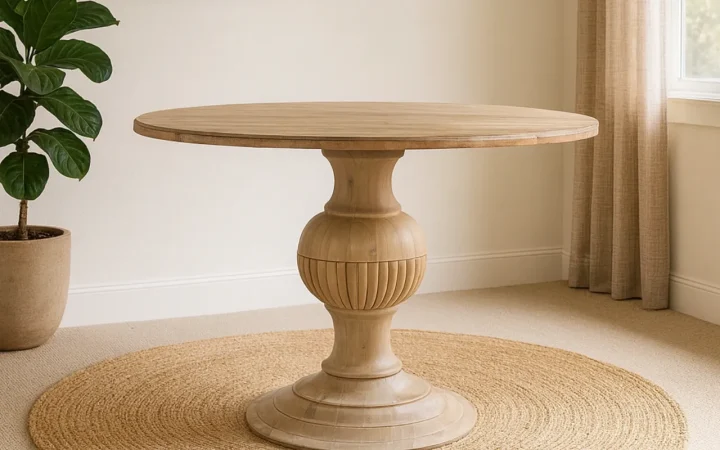 Mesa de Comedor Madera de Mango 120x77 Cm - Giner y Colomer (2)