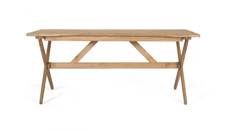 Mesa de Comedor Madera de Mindi 180x80x75 Cm - Giner y Colomer (1)