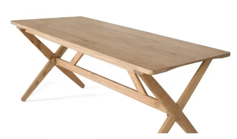 Mesa de Comedor Madera de Mindi 180x80x75 Cm - Giner y Colomer (2)