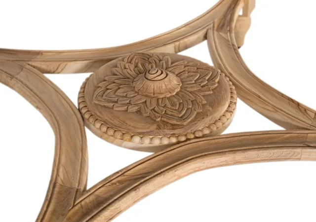 Mesa de Comedor Madera de Teca 120x79 Cm - Giner y Colomer (6)