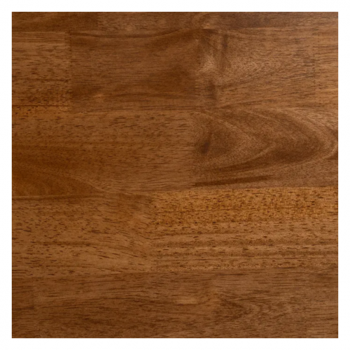 Mesa de Comedor Marrón-Negro de Metal y Madera de Caucho - IXIA (4)