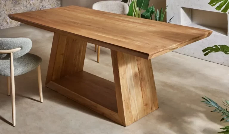 Mesa de Comedor New Stone Rectangular Madera Mango 200x100x76 Cm - IXIA (2)