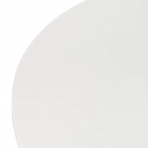 Mesa de Comedor Redondo Blanco Natural y Metal 100 x 100 - IXIA (3)