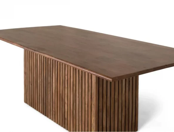 Mesa de Comedor de Madera Maciza 220x110 cm con Base de Listones-MOVIL (4)