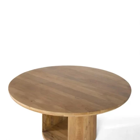 Mesa de Comedor de Madera de Mango 150x150x76 - Giner y Colomer (4)
