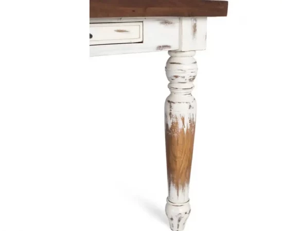 Mesa de Comedor de Madera de Mango - 76x240x110cm-MOVIL (1)