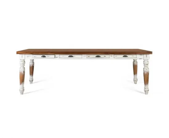 Mesa de Comedor de Madera de Mango - 76x240x110cm-MOVIL (4)