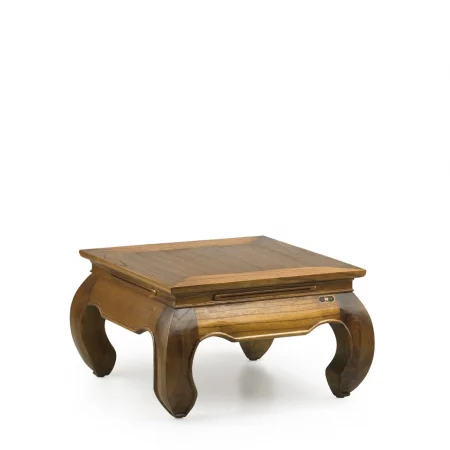 Mesa de Rincón en Madera de Mindi Modelo Star 60x60x40 Cm - Moycor (1)