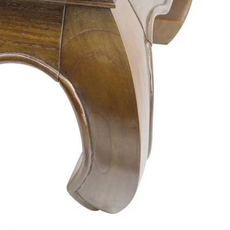 Mesa de Rincón en Madera de Mindi Modelo Star 60x60x40 Cm - Moycor (3)